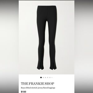 The Frankie Shop Reya Ribbed Stretch Jersey Flared
